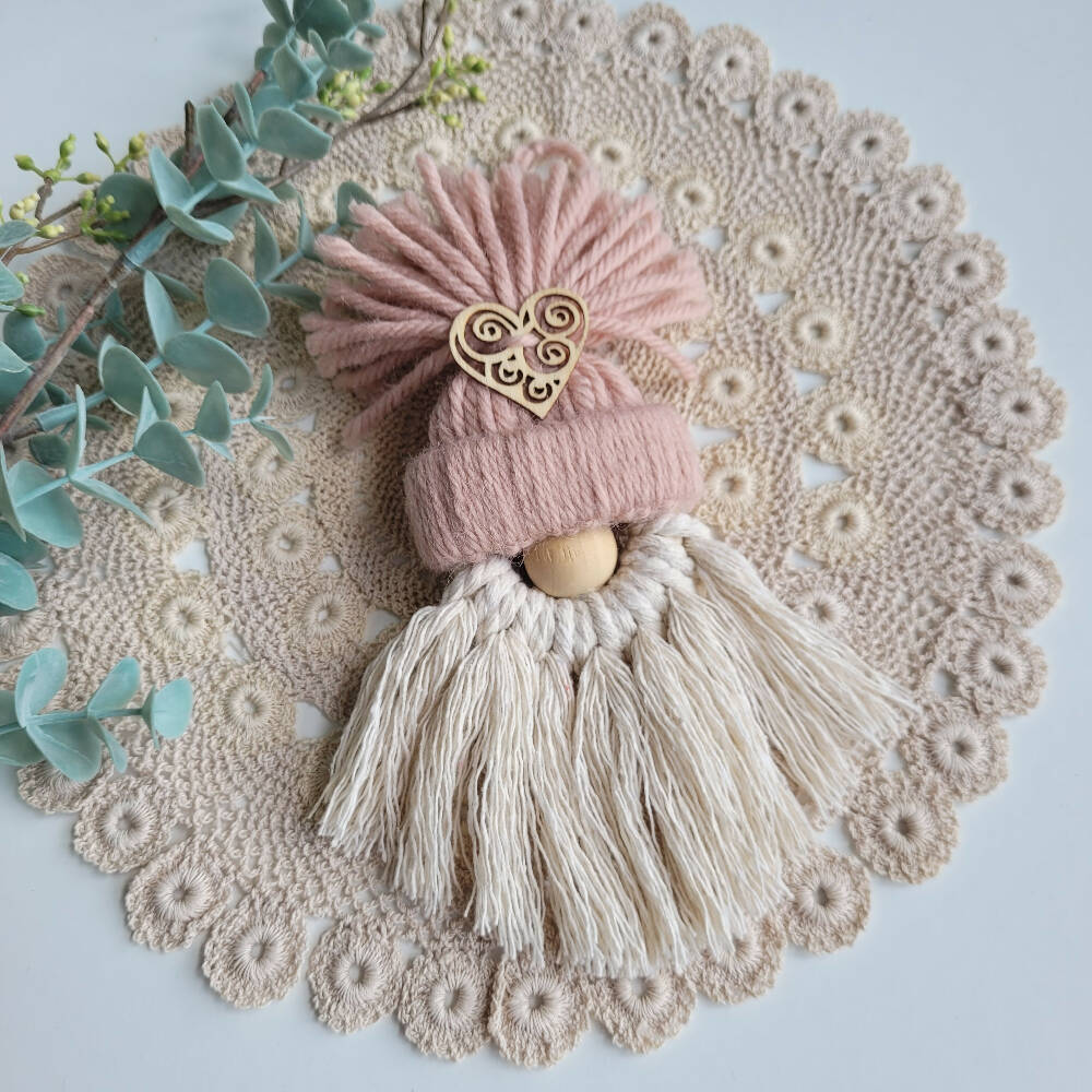 Macrame Gnome Decoration