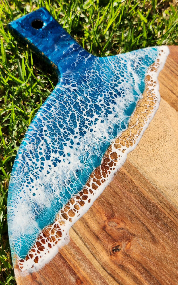 Acacia and Resin Serving Board