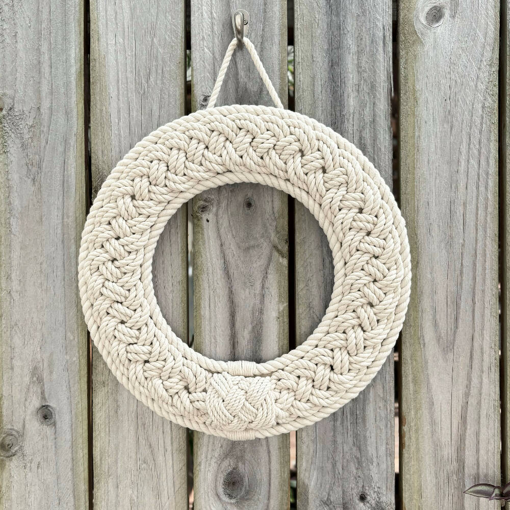 Nautical Rope Wreath