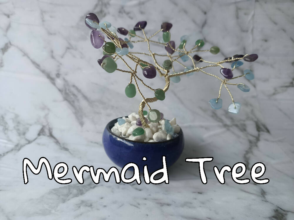 Mermaid Mini Gem Tree already made