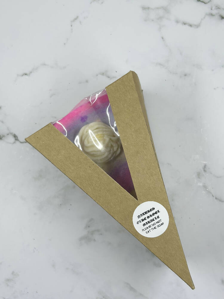 Handmade Birthday Soap Cake Slice | Natural Soap | Unique Gift