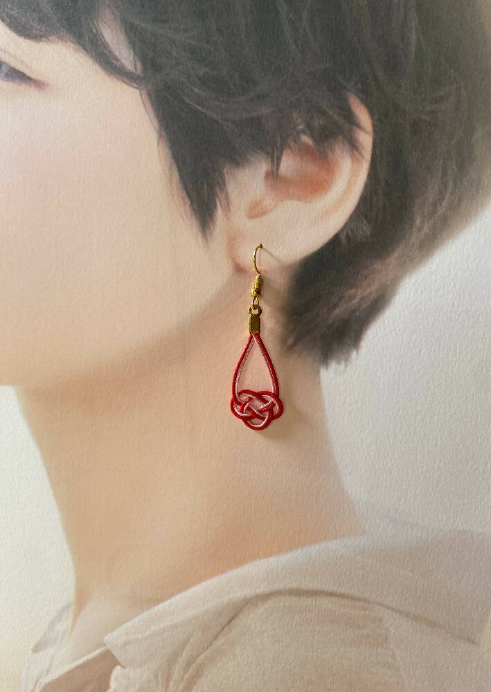 Mizuhiki earrings (small)