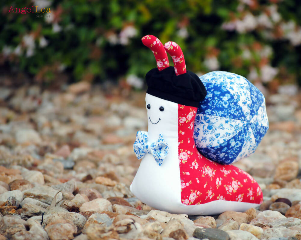 Snail Soft Toy PDF Sewing Pattern