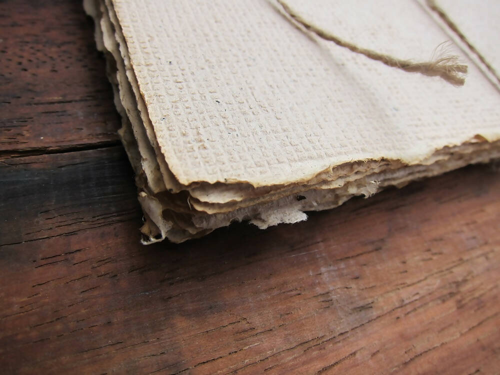 Handmade Tea Paper Sheets / Craft paper / Stationery