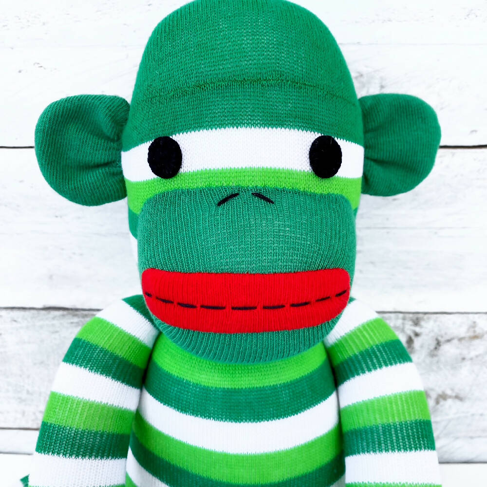 Francis the Sock Monkey - READY TO SHIP soft toy