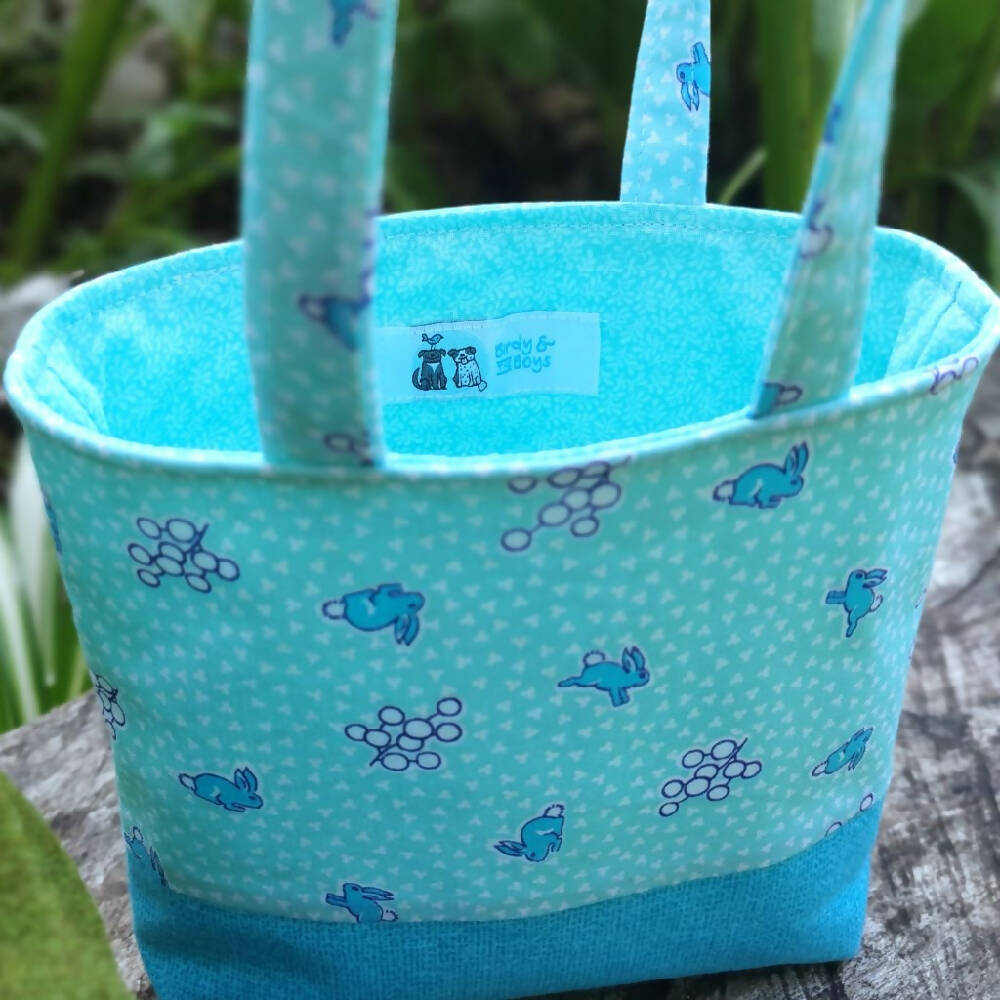 Tiny Tote, Small Easter Egg Hunt Bag