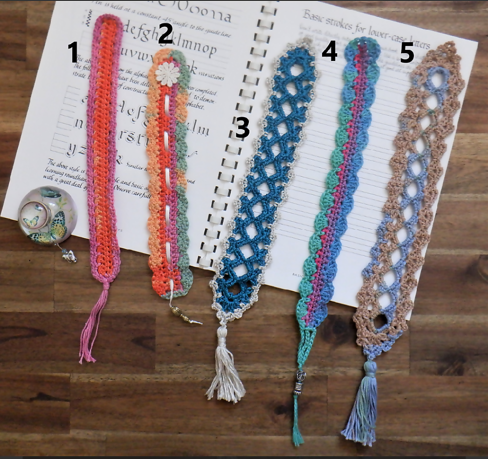 Assorted Cotton Bookmarks (Crochet)