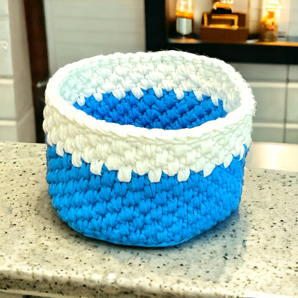 Blue Baby Basket