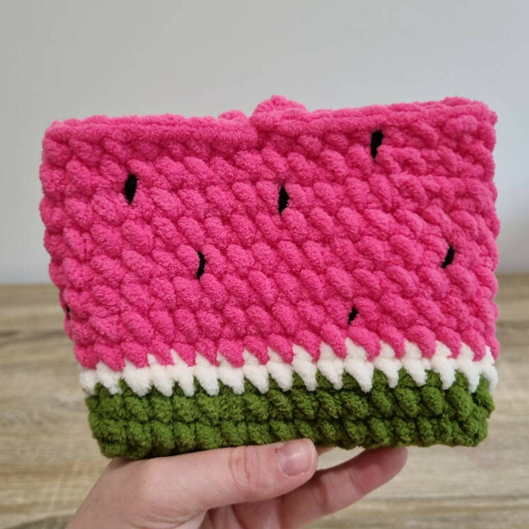 Crochet Watermelon Purse
