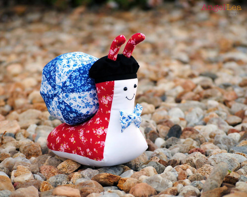 Snail Soft Toy PDF Sewing Pattern