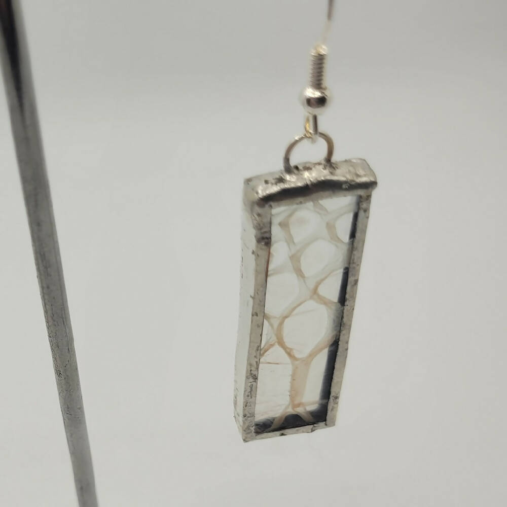 Diamond Python (belly) Earrings