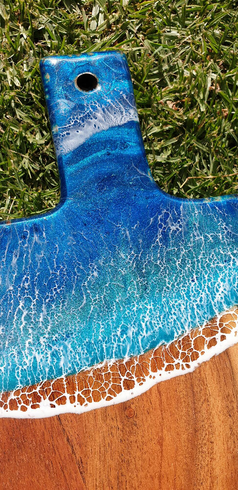 Acacia and Resin Serving Board