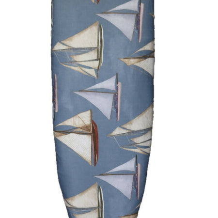 Ironing board cover-Sail Boats- padded- double sided