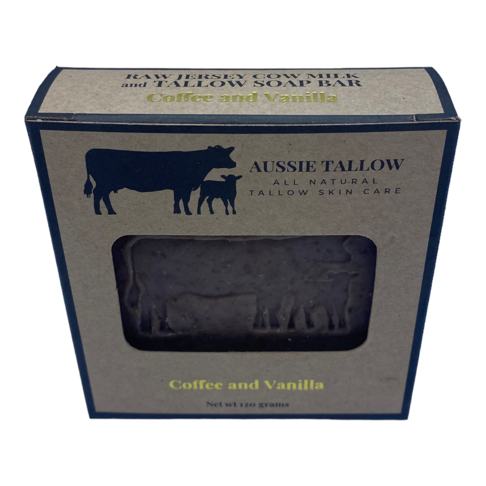 RAW MILK + TALLOW Soap Bar, Raw Cow Milk, Grass Fed Tallow, Old Fashioned