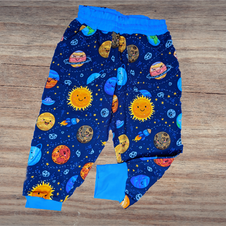 Boys Tracksuit Pants, Planets, Size 1 - 4