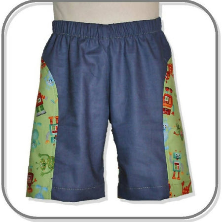 CLEARANCE SALE Aliens and Robots Boys Shorts