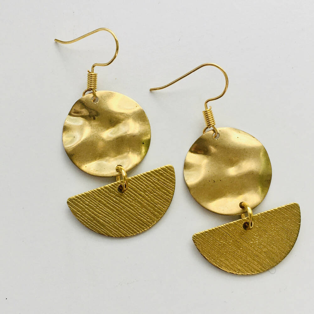 gold half moon earrings abacus designs
