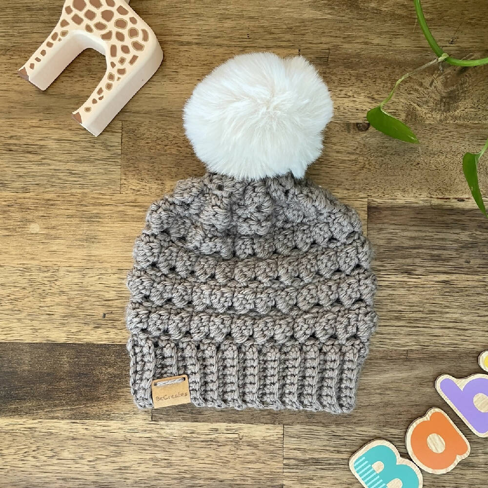 Baby-Beanie-Brown