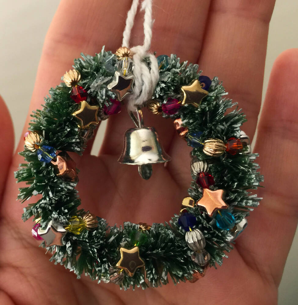 Naryanabeads mini Christmas wreath and mini Christmas tree| Christmas ornaments | Christmas gifts