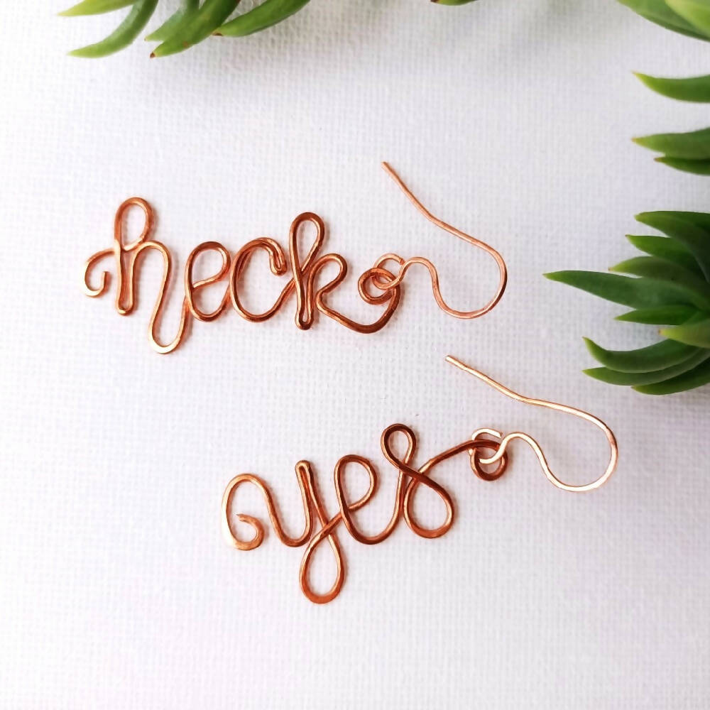 earrings-heck-yes-dangle-word