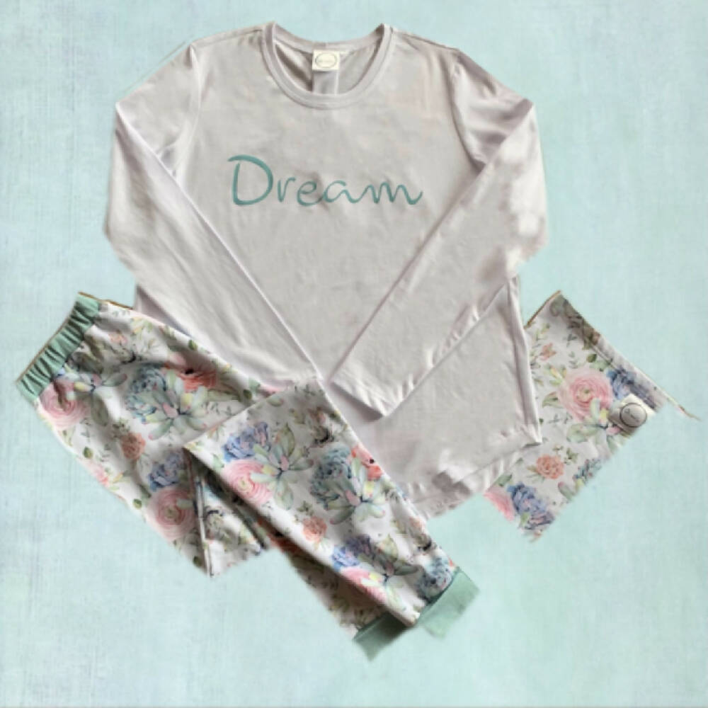 Dream succulent PJs adult