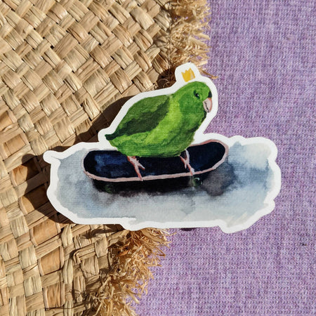 Bird on a Board - Sticker