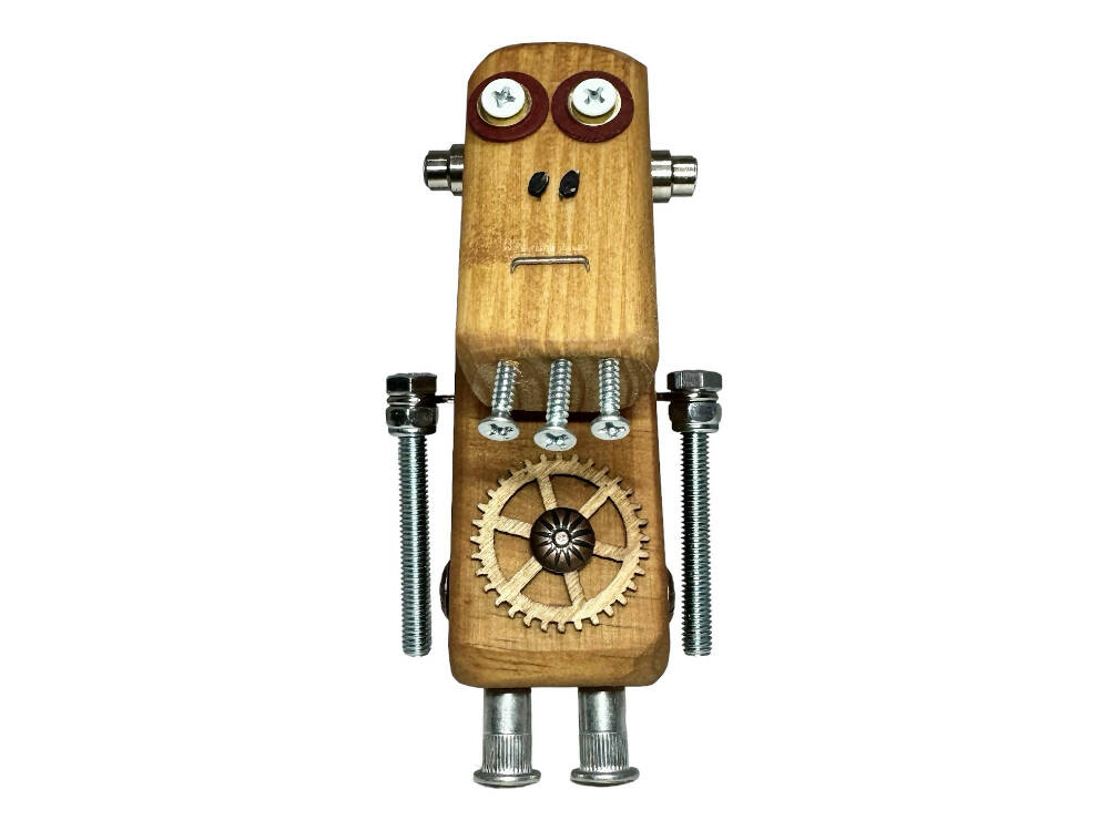 Phineas - Wooden Steampunk Robot