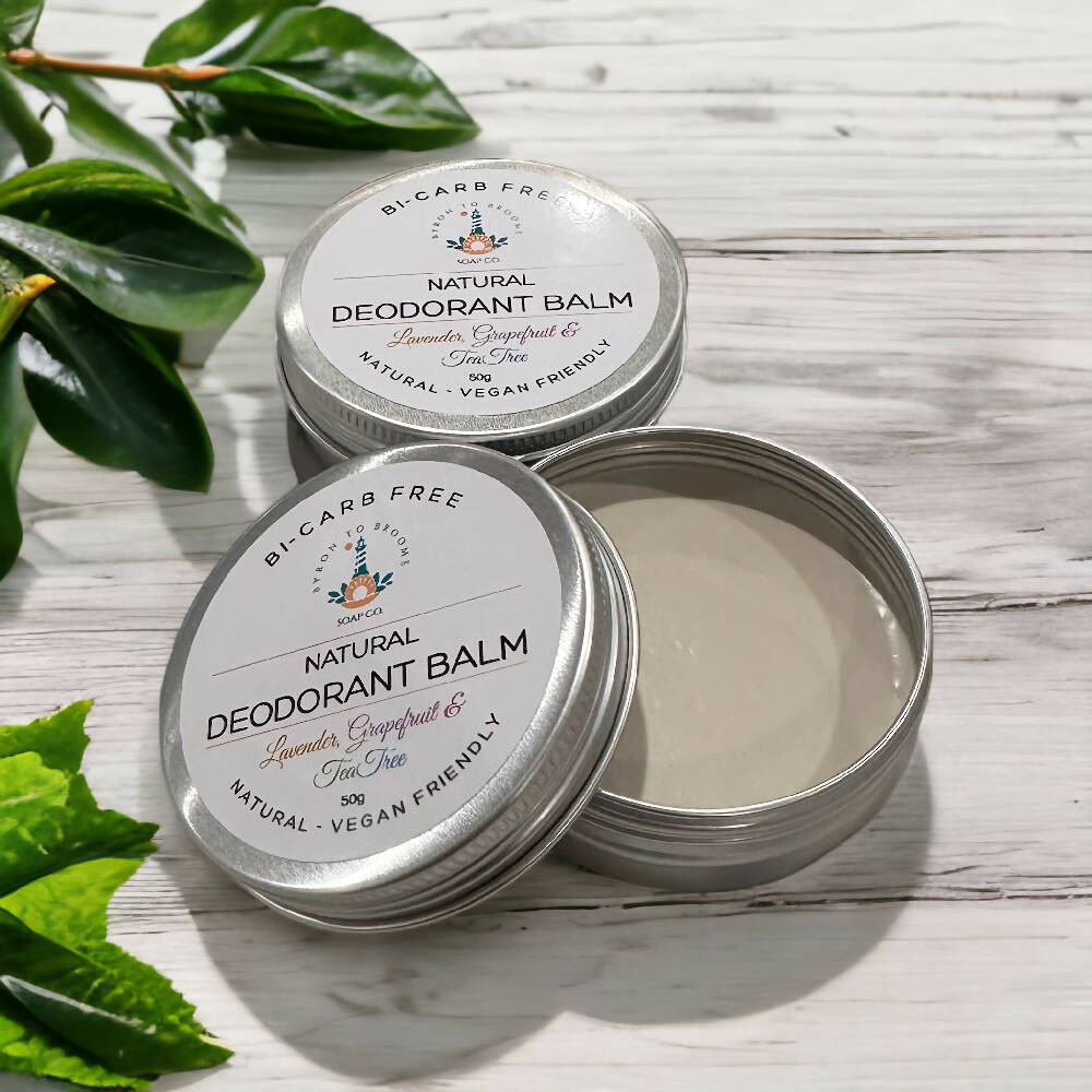 Natural Deodorant Balm - Lavender Grapefruit & Tea Tree