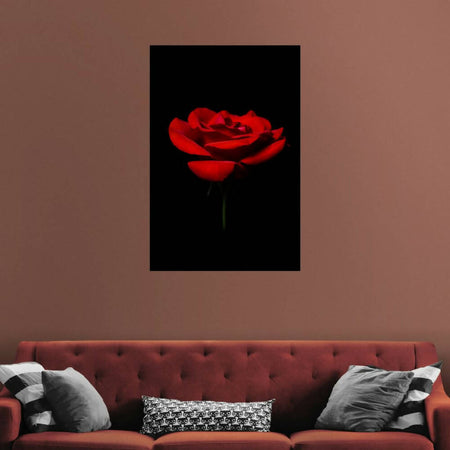FINE ART FLOWER PRINT - THE RED ROSE WHISPERS OF PASSION