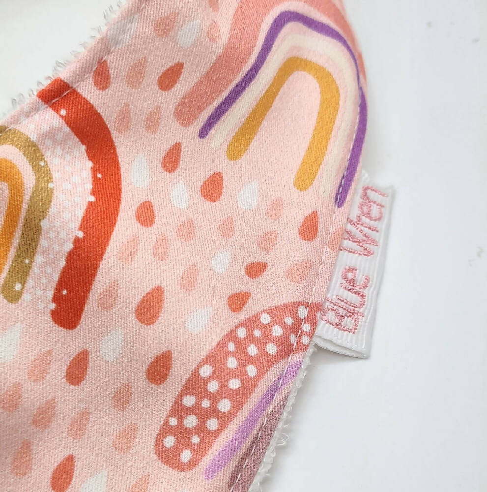 Baby Bib Rainbows2