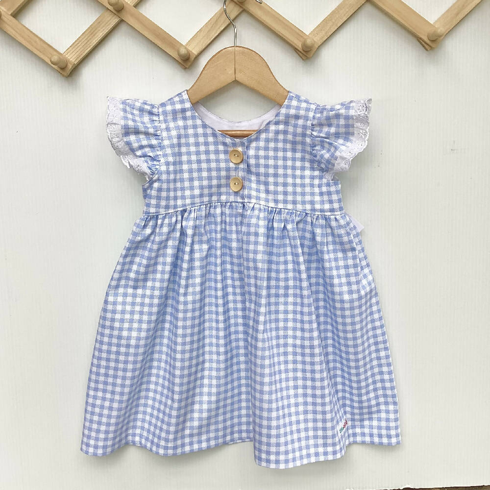 Baby blue deals gingham dress