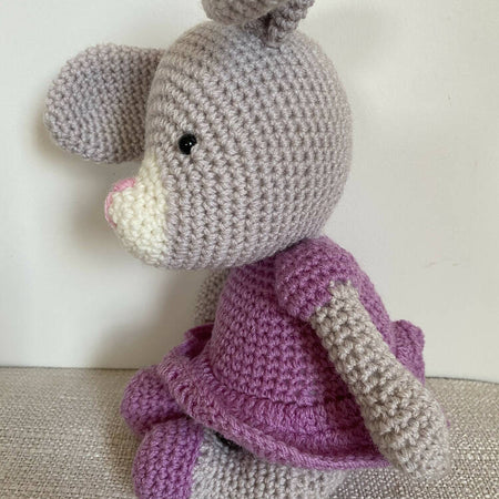 Lily the Bunny - crocheted toy