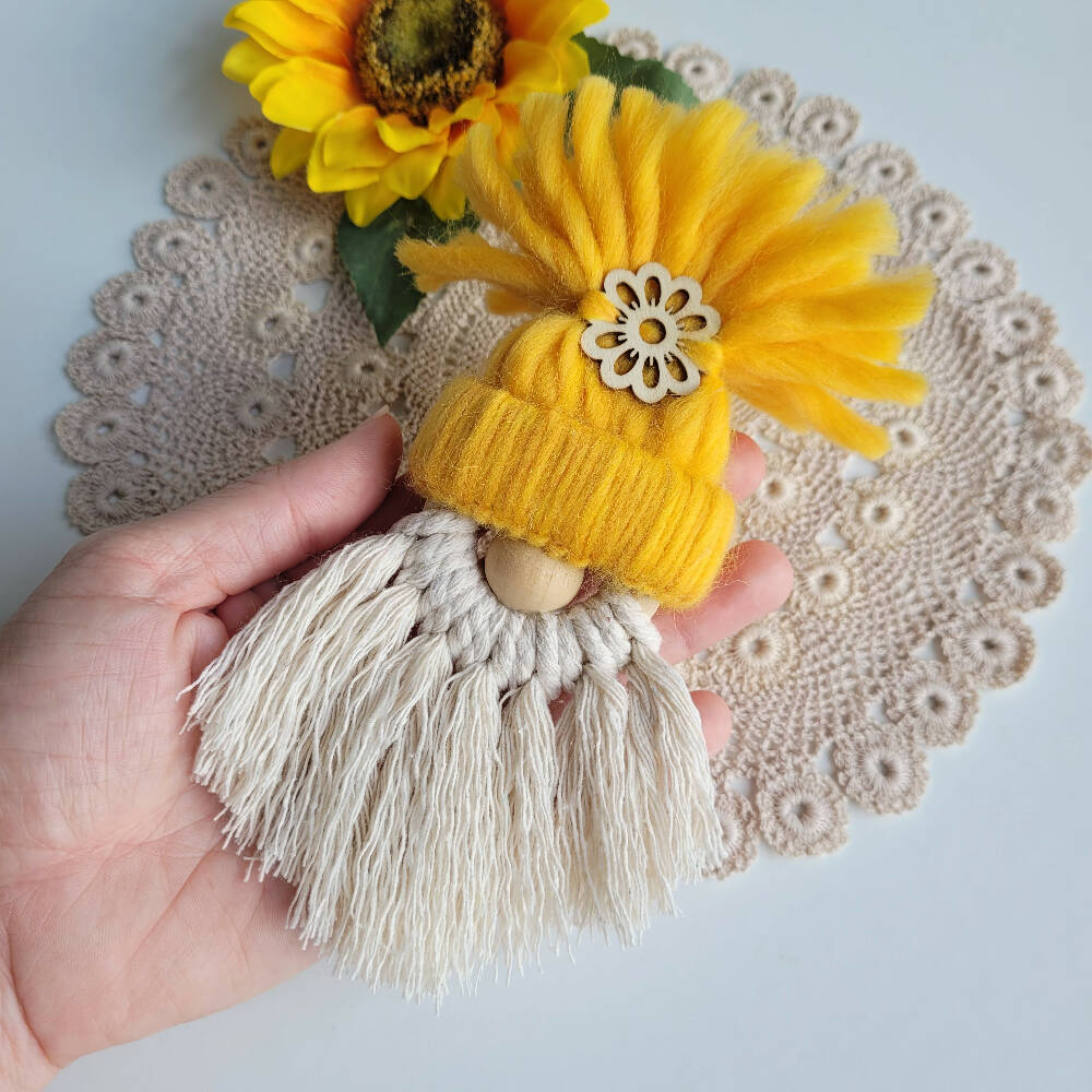 Macrame Gnome Decoration