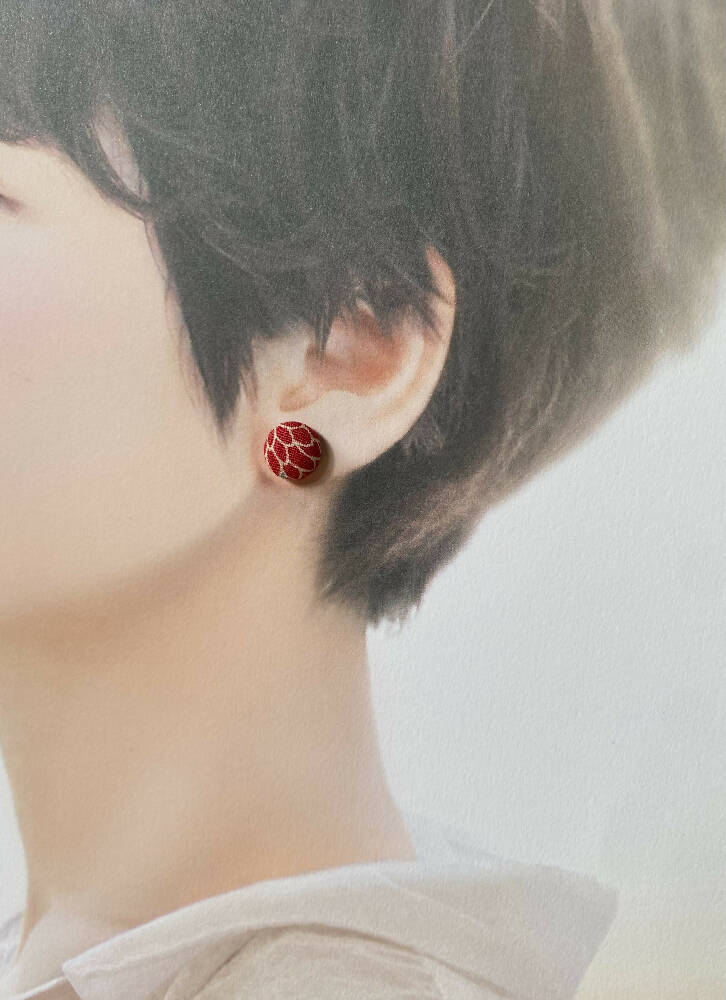 Japanese fabric earrings