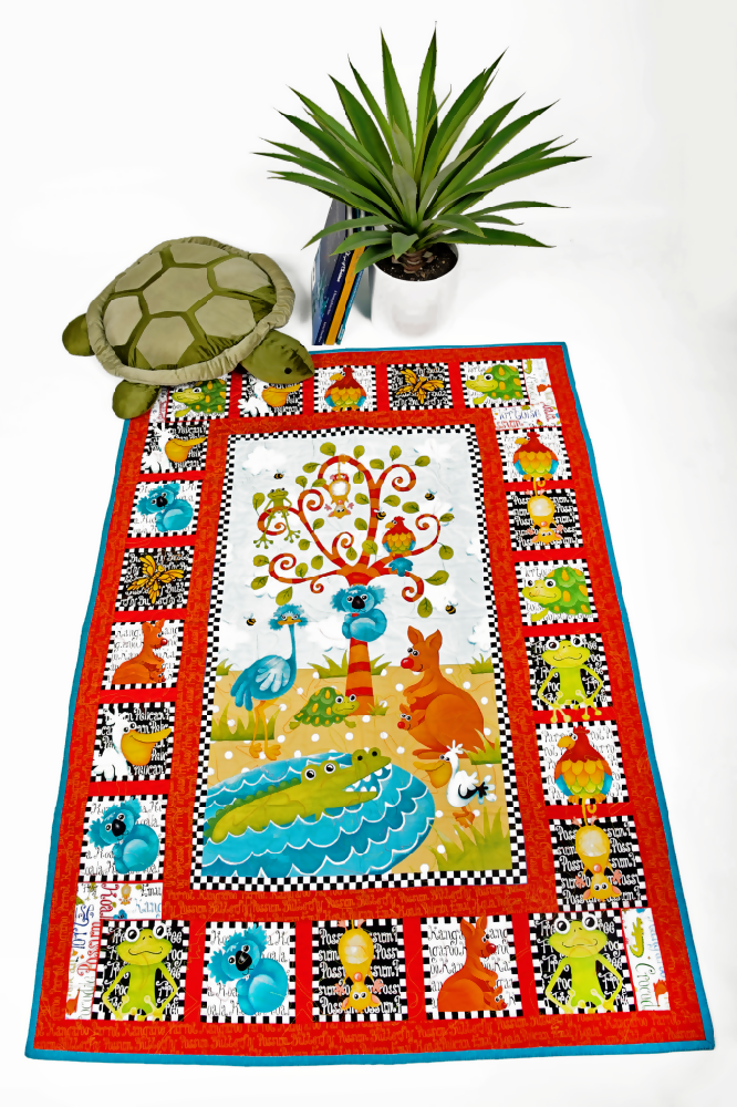 Red trim with turtle image 2