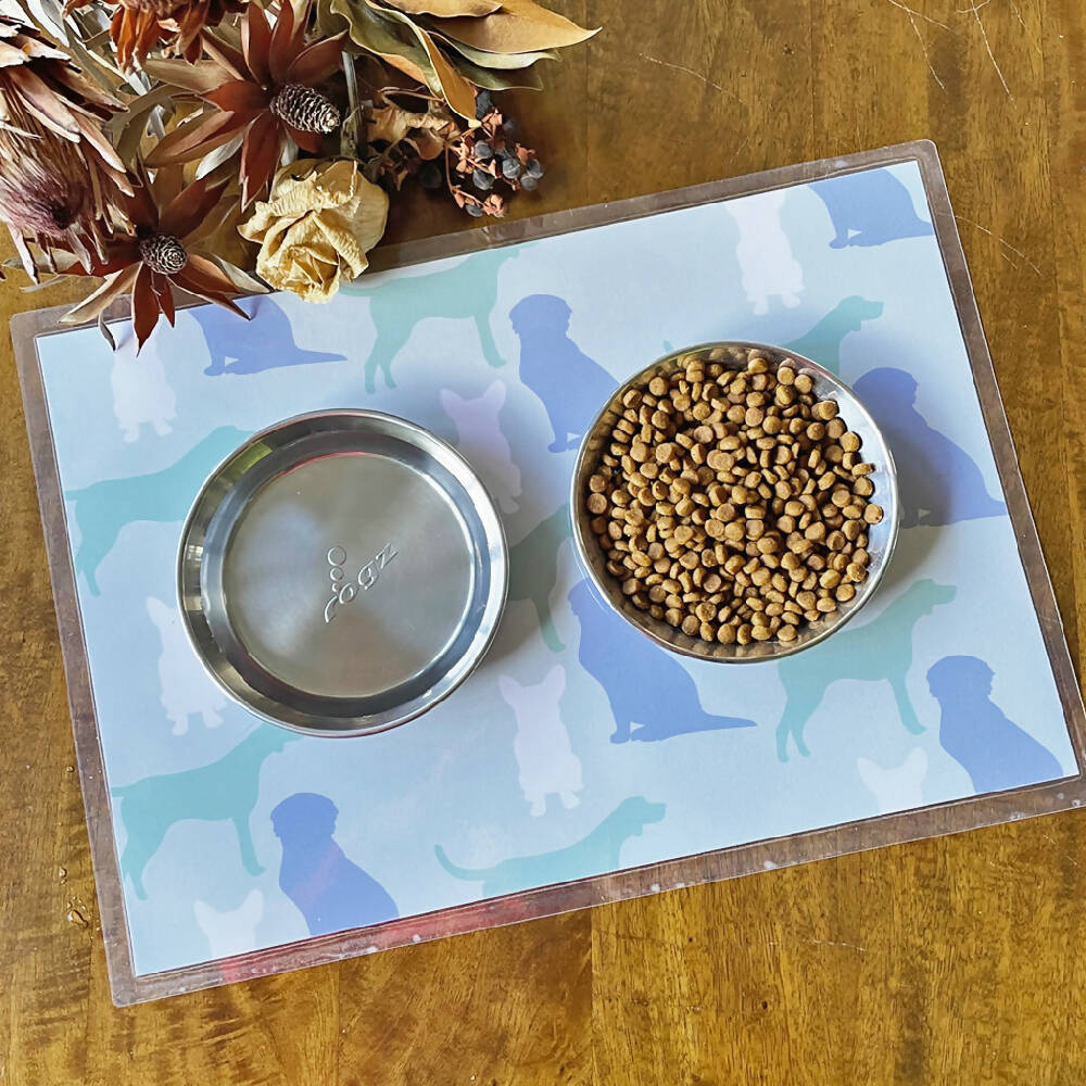 Pet Placemats Dogs (Blue & Green)