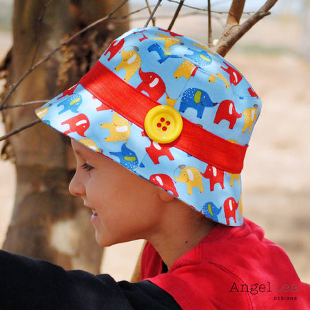 Bucket Hat PDF Sewing Pattern Sun Hat Boy or Girl