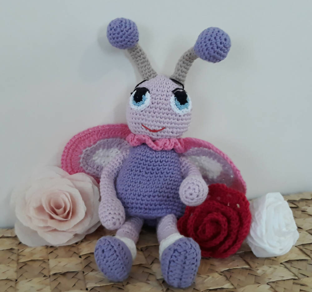 Amigurumi Elina the Butterfly Toy