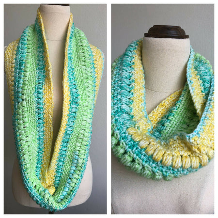 Bubble & Dots Infinity Scarf