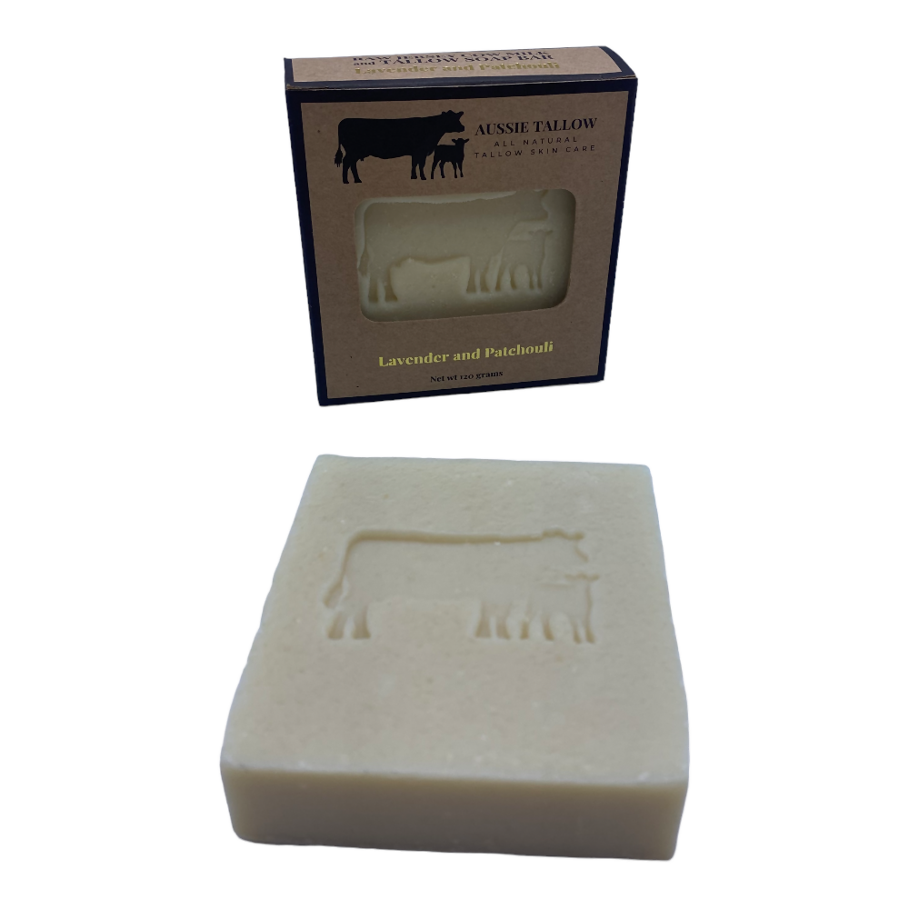 RAW MILK + TALLOW Soap Bar, Raw Cow Milk, Grass Fed Tallow, Old Fashioned