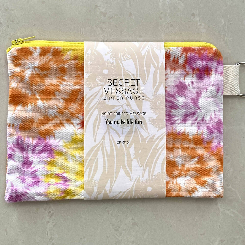 zp-010-Tie-Dye-Orange-Yellow-Zipper-Pouch-C