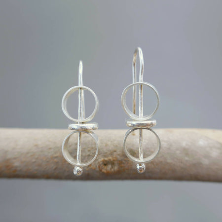 Pebble Ring Spinners - Earrings