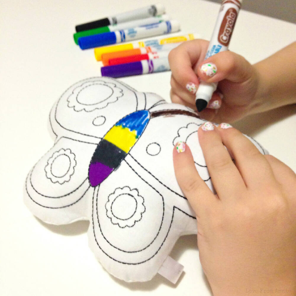 Colour In Mermaid and Seahorse