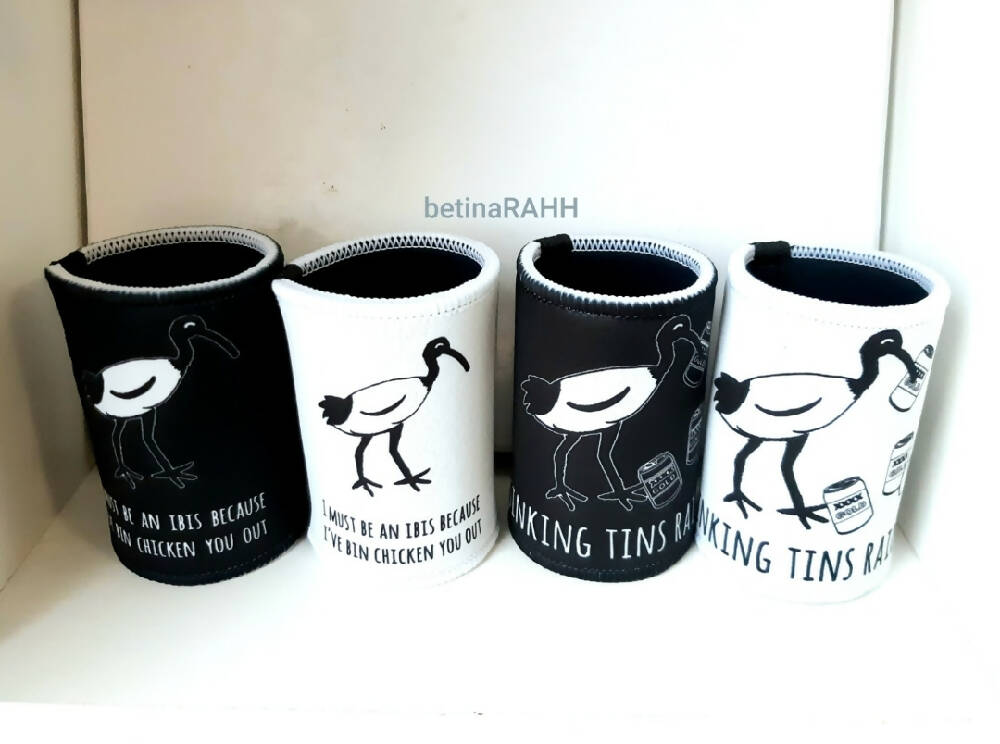 Bin Chicken (Ibis) Stubby Cooler // Stubbie Holder // Free Post to Aus