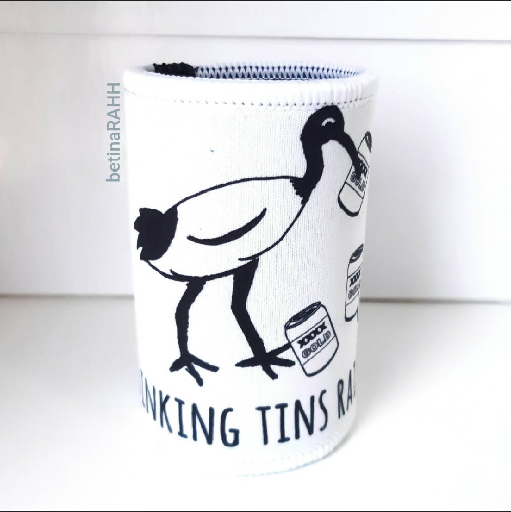 Bin Chicken (Ibis) Stubby Cooler // Stubbie Holder // Free Post to Aus