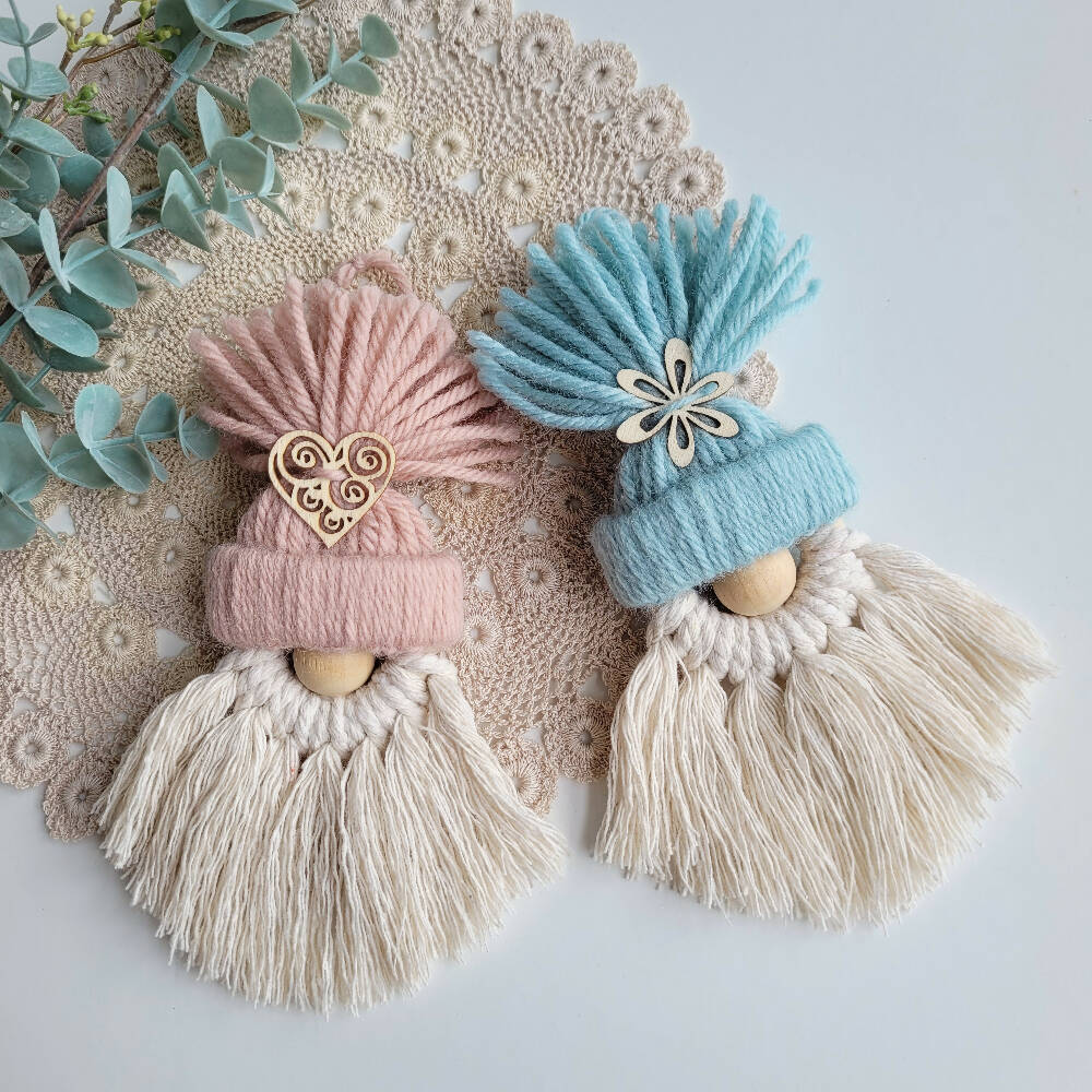 Macrame Gnome Decoration