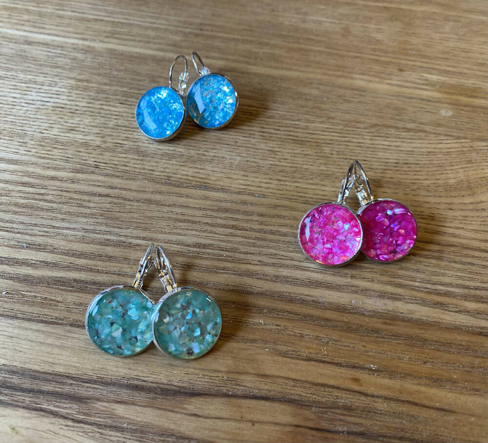 Resin earrings