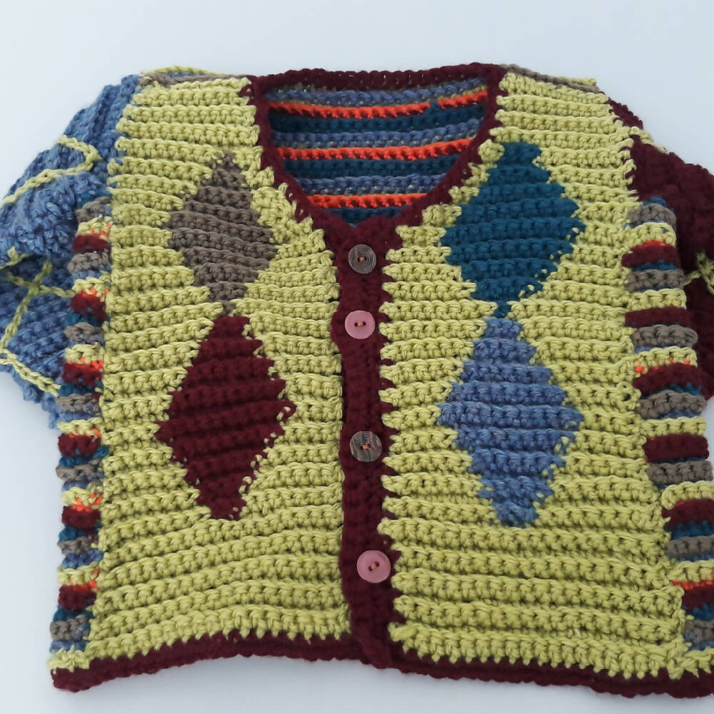 Cardigan Child Toddler Striped