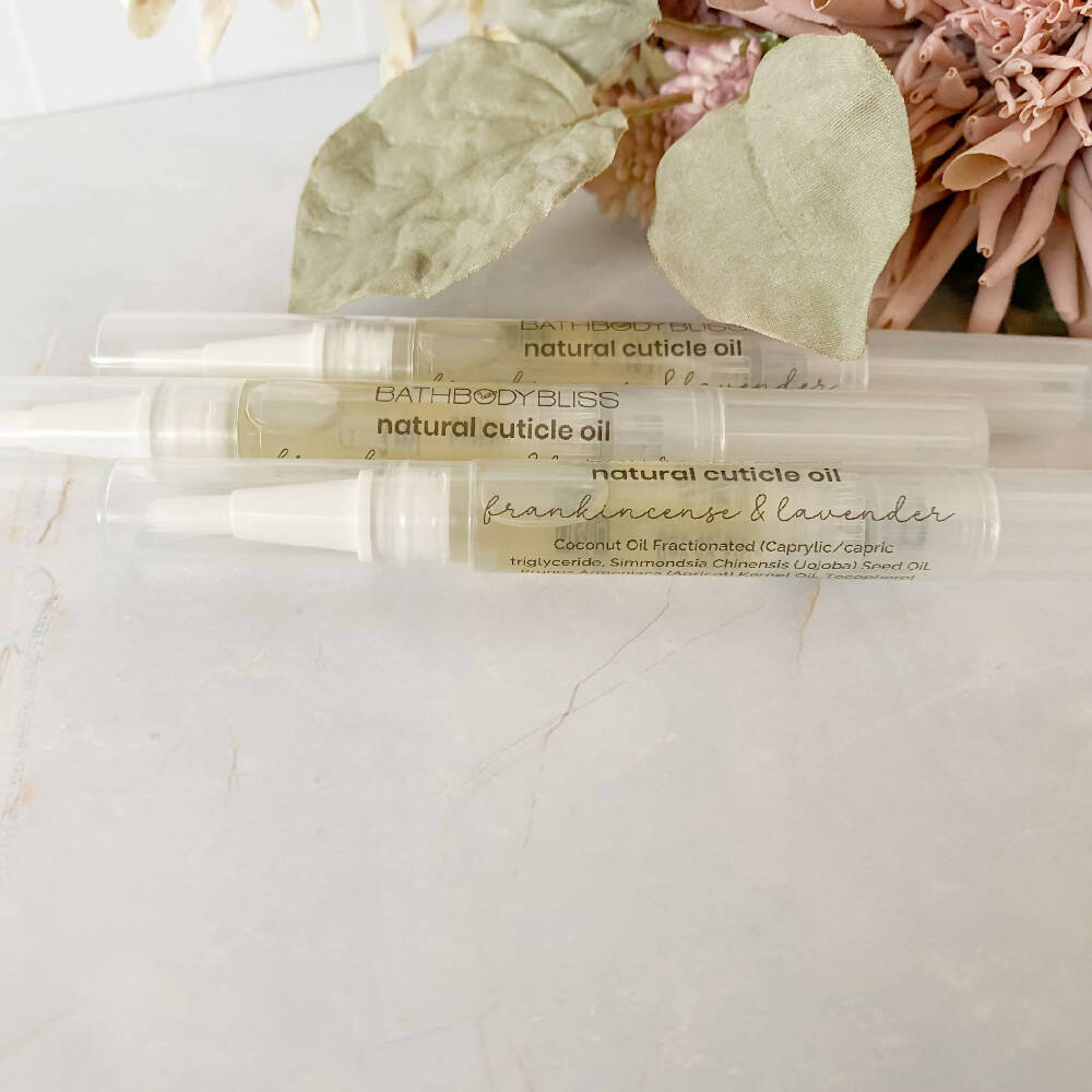 Handmade Natural Cuticle Oil Pen - Lavender & Frankincense