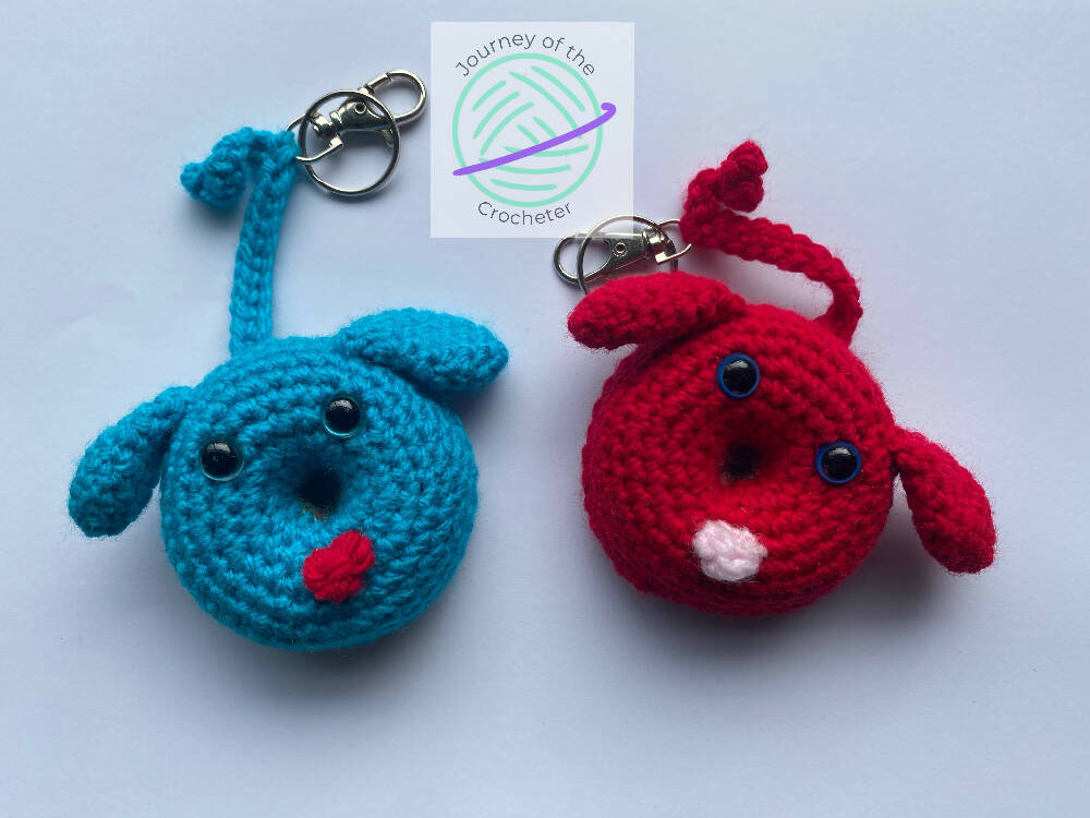 Dough-Puppy key ring
